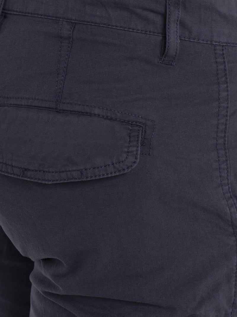 Gentleman Farmer - Short coupe regular en coton SALVA Bleu marine - Kiabi