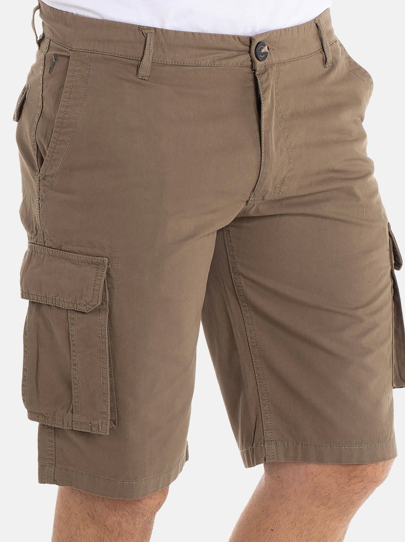 Gentleman Farmer - Short coupe regular en coton SALVA Vert - Kiabi
