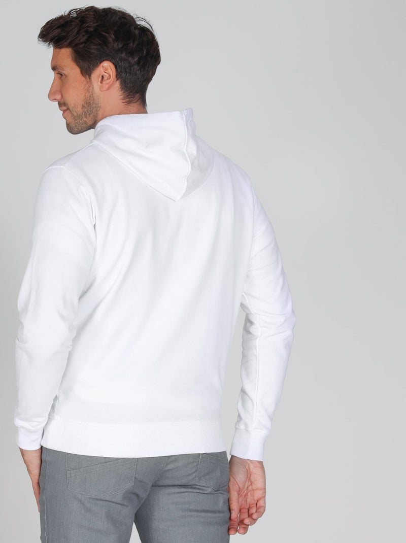 Gentleman Farmer - Sweat manches longues coton SAINT JUSTE Blanc - Kiabi