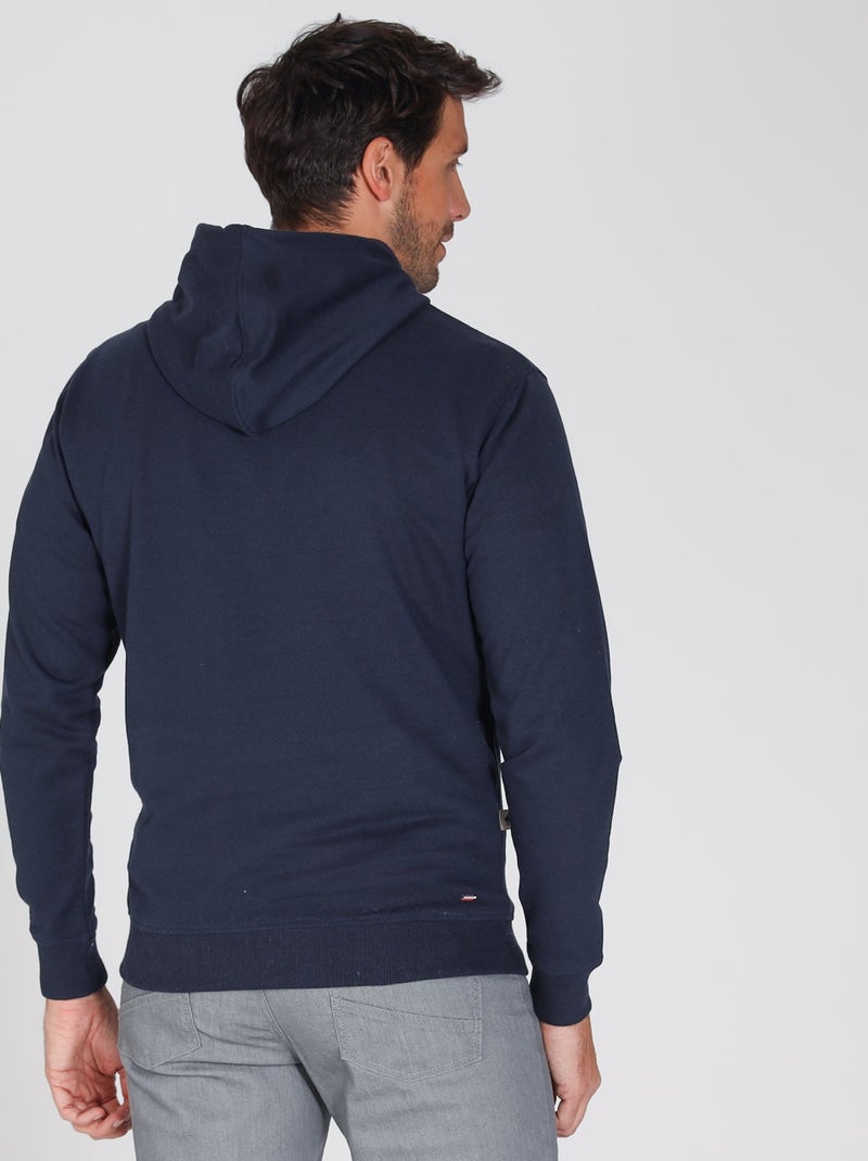 Gentleman Farmer - Sweat manches longues coton SAINT JUSTE Bleu marine - Kiabi
