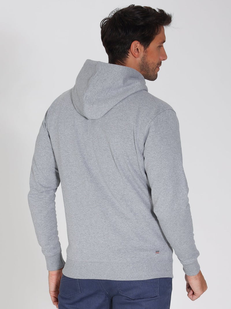 Gentleman Farmer - Sweat manches longues coton SAINT JUSTE Gris clair - Kiabi