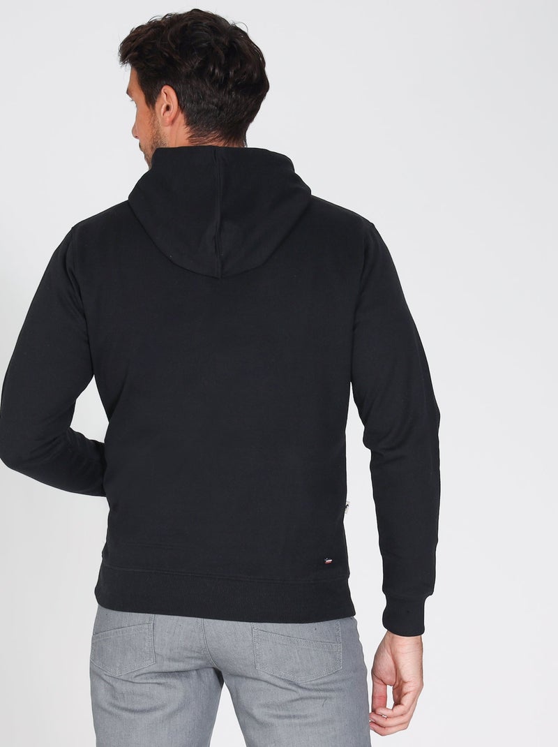 Gentleman Farmer - Sweat manches longues coton SAINT JUSTE Noir - Kiabi