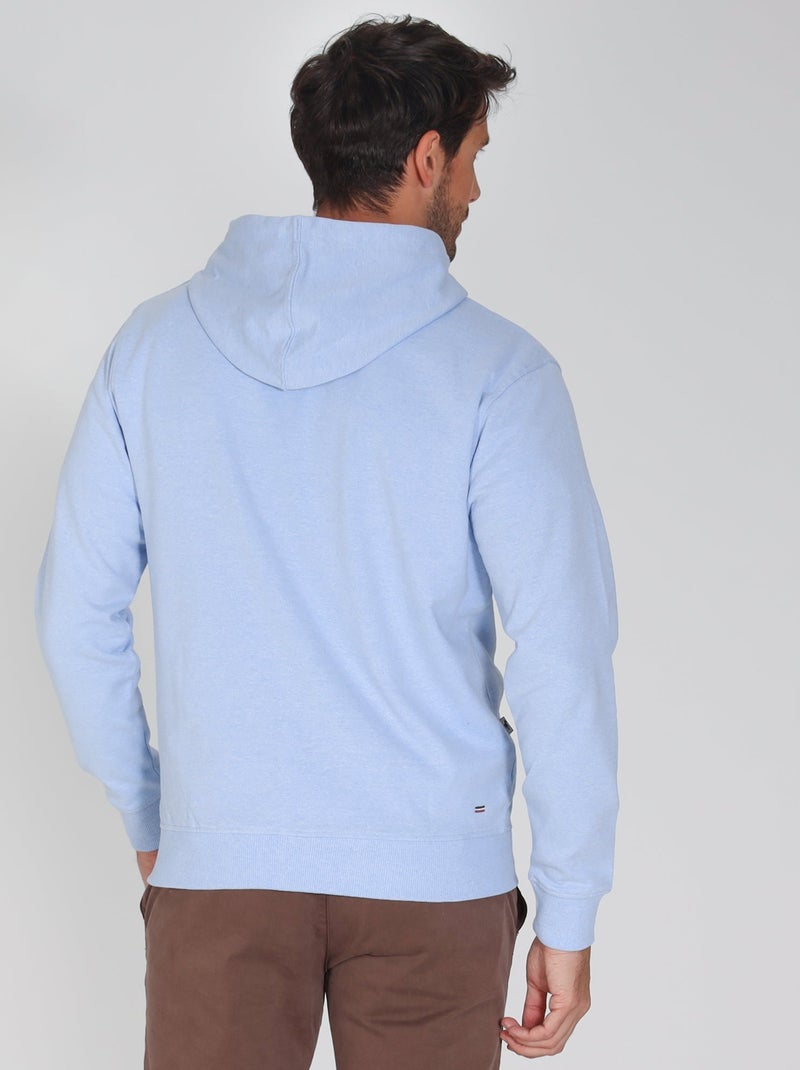Gentleman Farmer - Sweat manches longues coton SAINT MARTIN Bleu ciel - Kiabi