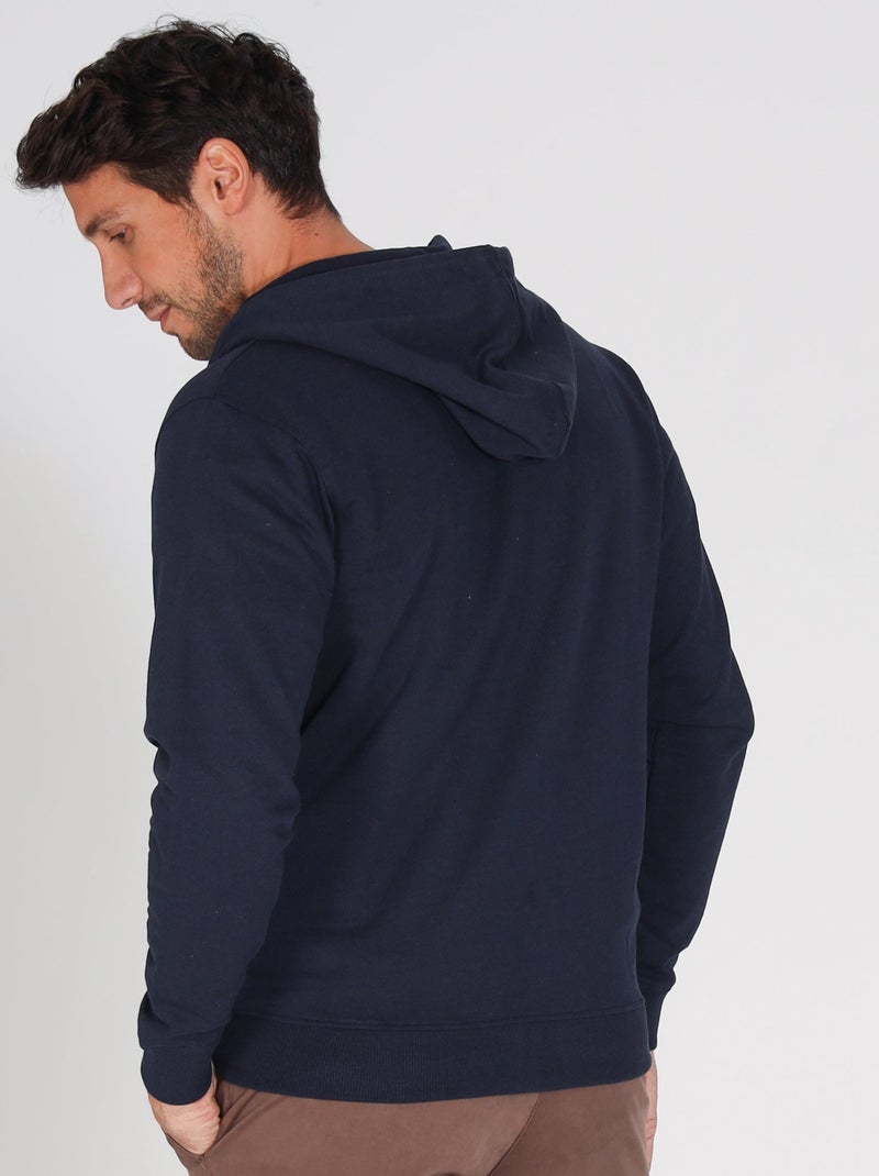 Gentleman Farmer - Sweat manches longues coton SAINT MARTIN Bleu marine - Kiabi