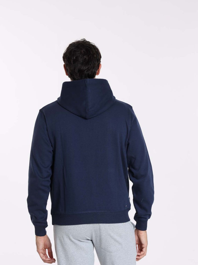 Gentleman Farmer - Sweat manches longues coton SIDNEY Bleu marine - Kiabi