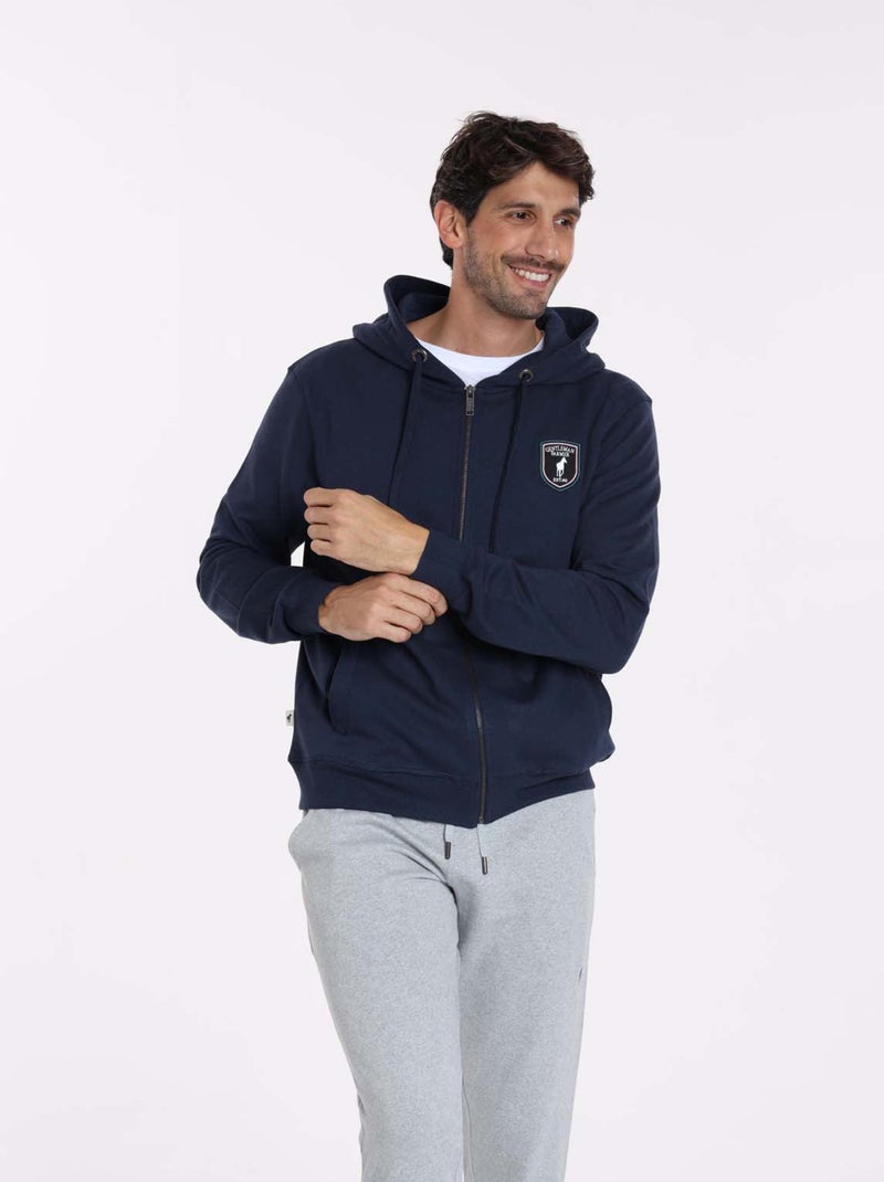 Gentleman Farmer - Sweat manches longues coton SOFIA Bleu marine - Kiabi