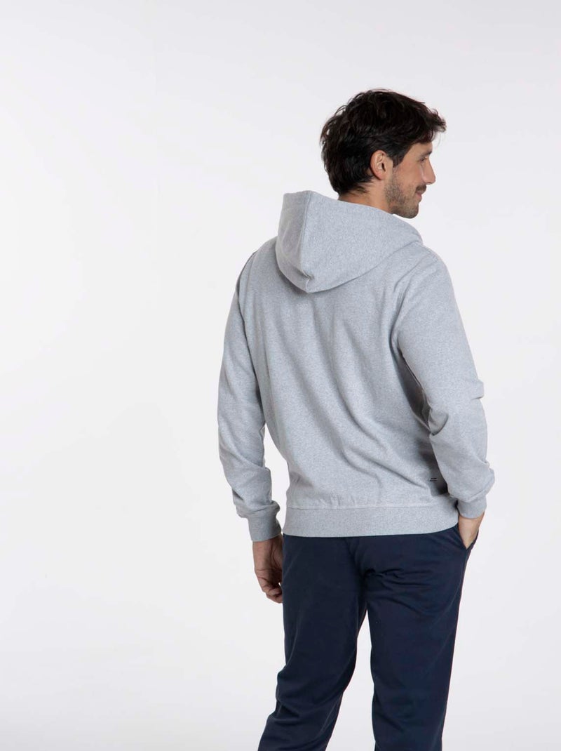 Gentleman Farmer - Sweat manches longues coton SOFIA Gris chiné - Kiabi