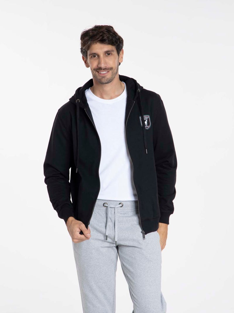 Gentleman Farmer - Sweat manches longues coton SOFIA Noir - Kiabi
