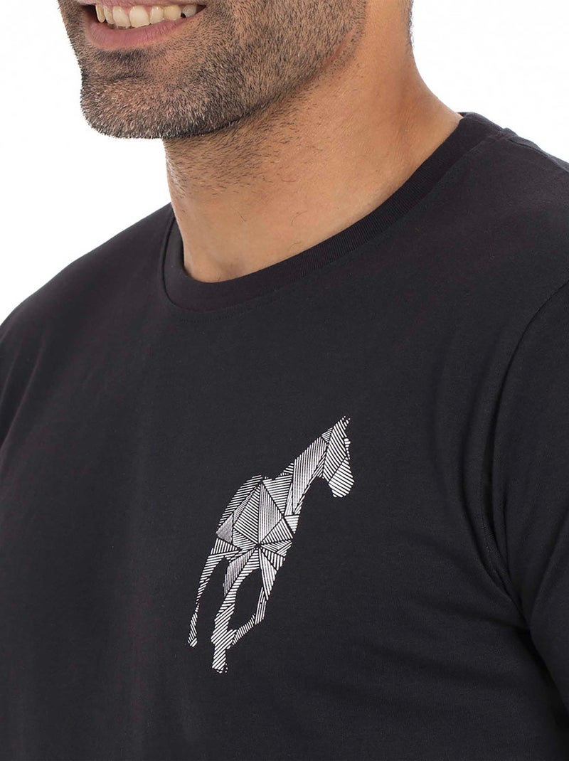 Gentleman Farmer - T-shirt manches courtes coton TAHO Noir - Kiabi