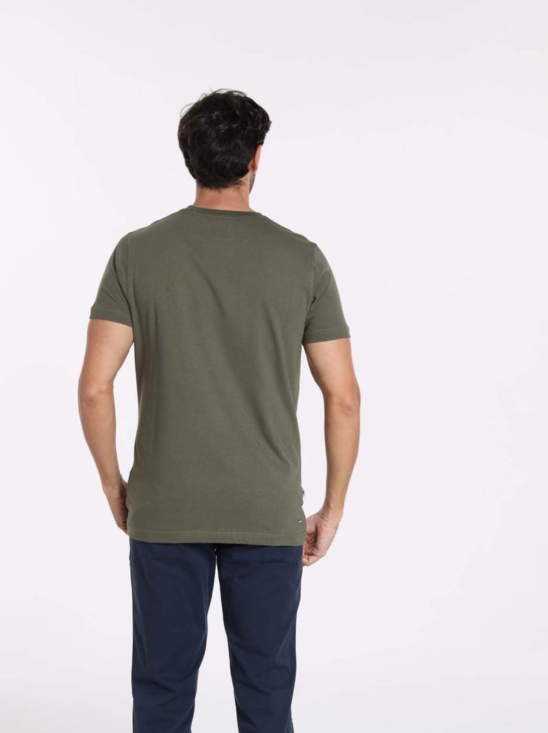 Gentleman Farmer - T-Shirt manches courtes coton TIBET Kaki - Kiabi