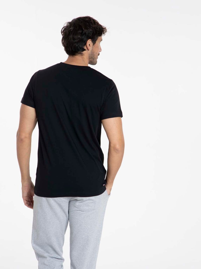 Gentleman Farmer - T-Shirt manches courtes coton TIBET Noir - Kiabi