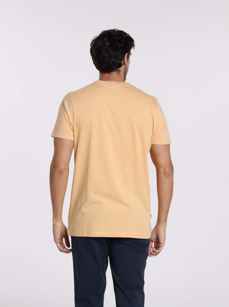 Gentleman Farmer - T-Shirt manches courtes coton TIBET Orange - Kiabi