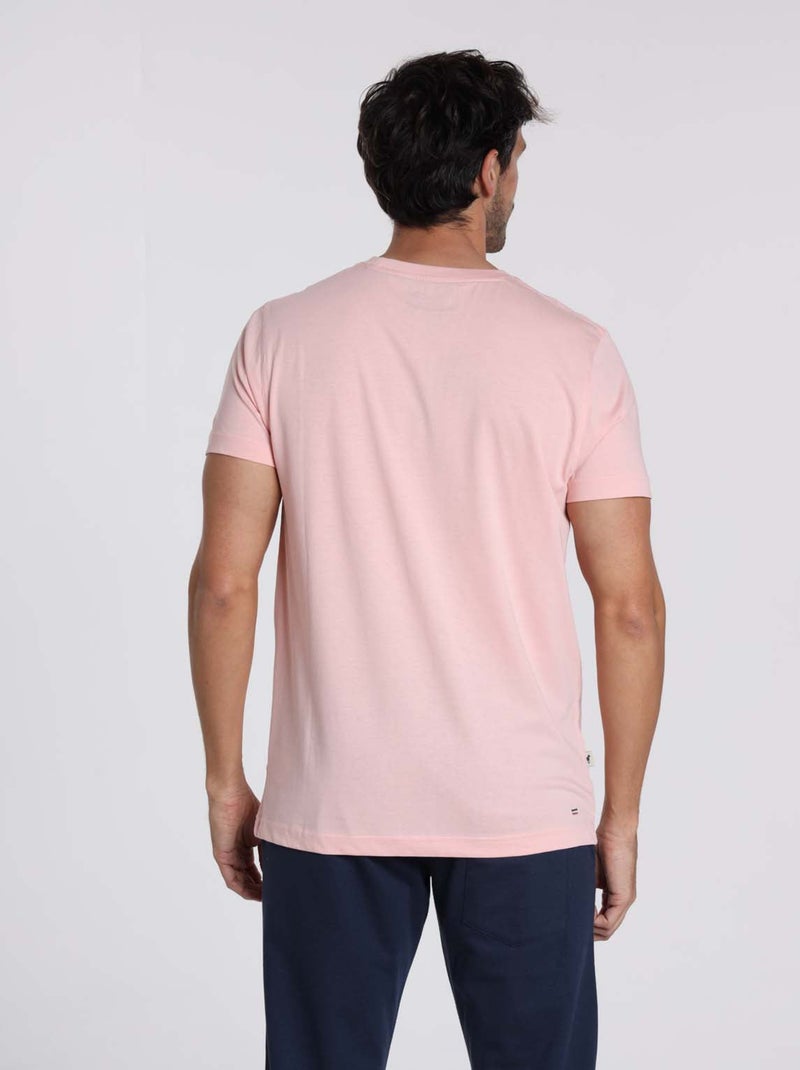 Gentleman Farmer - T-Shirt manches courtes coton TIBET Rose - Kiabi