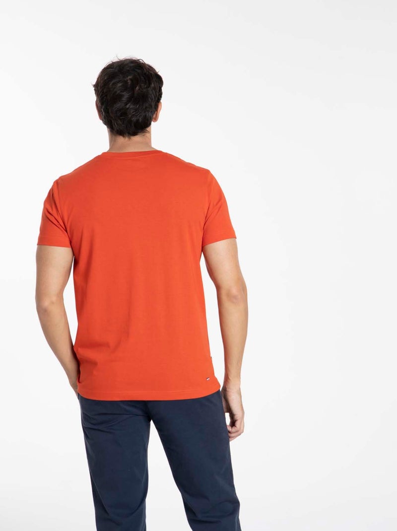 Gentleman Farmer - T-Shirt manches courtes coton TIBET Rouge - Kiabi