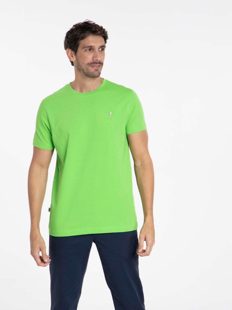 Gentleman Farmer - T-Shirt manches courtes coton TIBET Vert - Kiabi