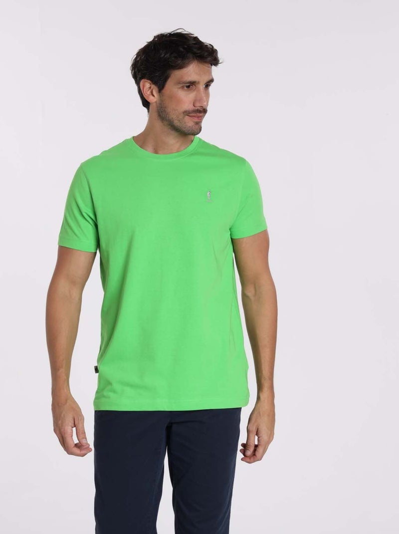 Gentleman Farmer - T-Shirt manches courtes coton TIBET Vert - Kiabi