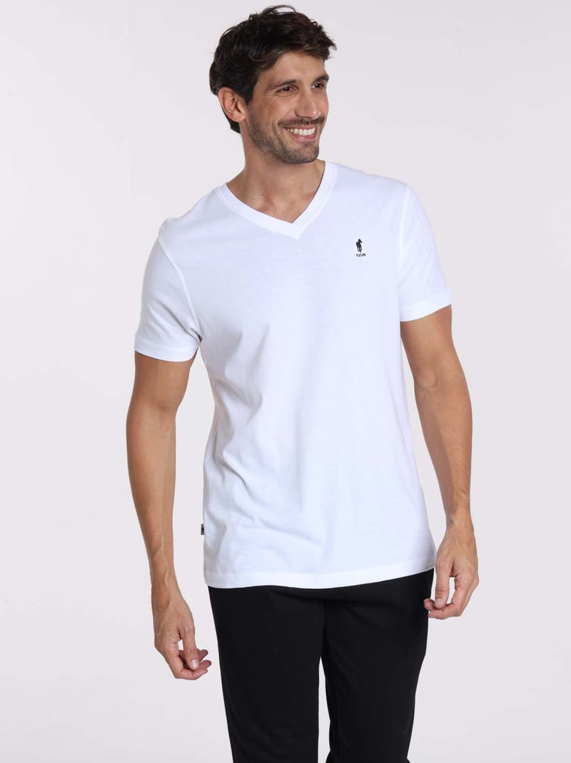 Gentleman Farmer - T-Shirt manches courtes coton TOKYO Blanc - Kiabi