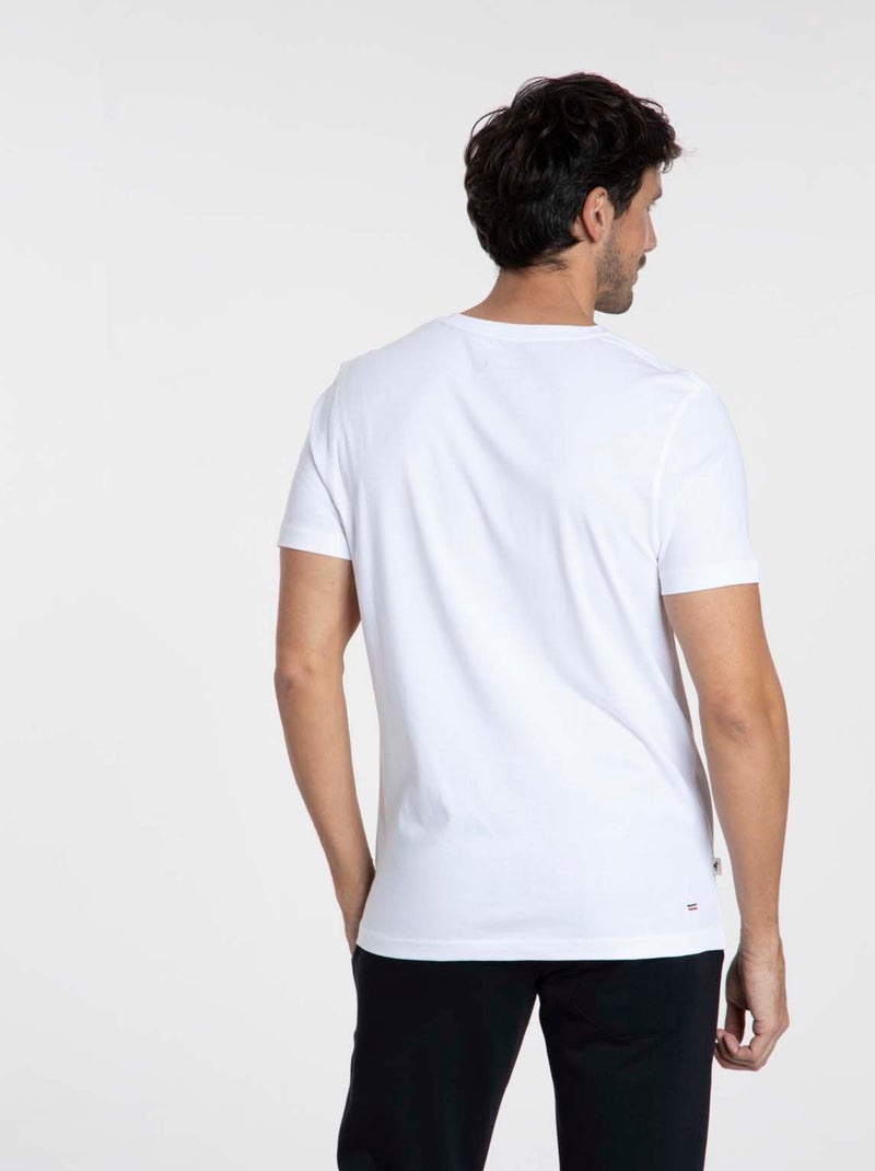 Gentleman Farmer - T-Shirt manches courtes coton TOKYO Blanc - Kiabi