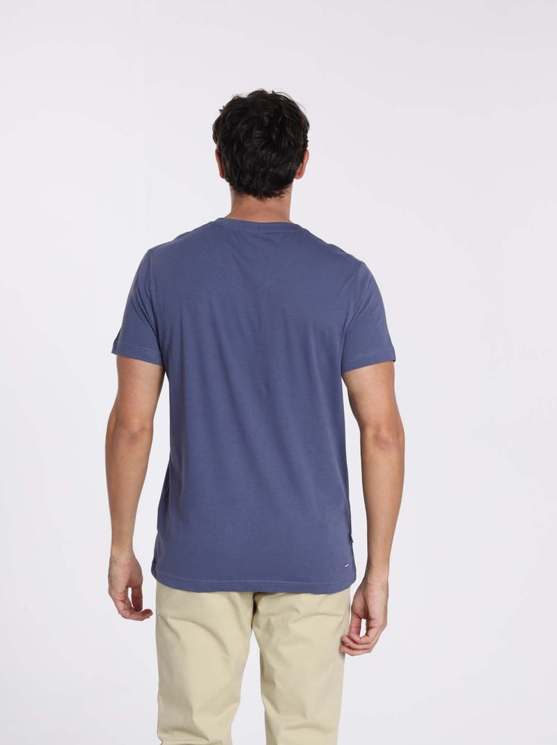 Gentleman Farmer - T-Shirt manches courtes coton TOKYO Bleu - Kiabi