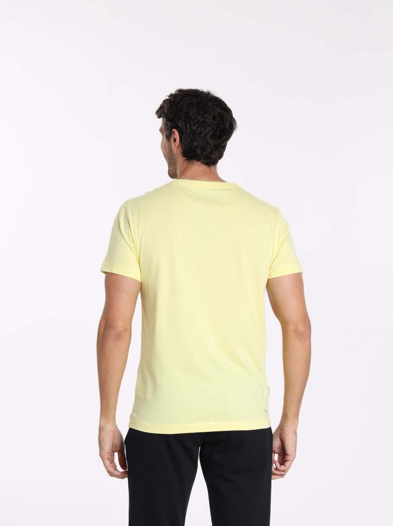 Gentleman Farmer - T-Shirt manches courtes coton TOKYO Jaune - Kiabi