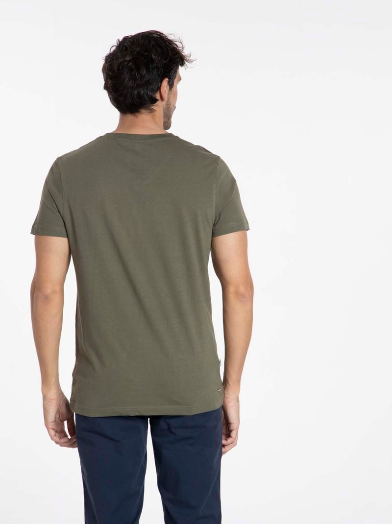 Gentleman Farmer - T-Shirt manches courtes coton TOKYO Kaki - Kiabi