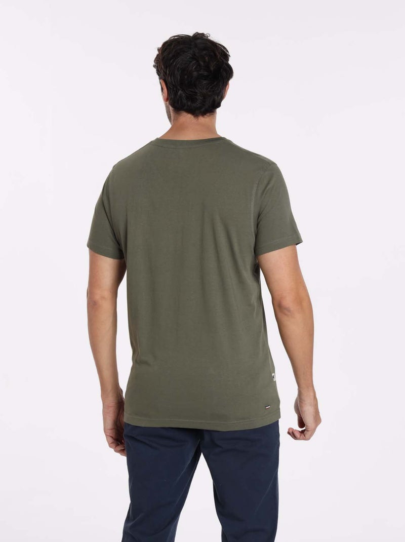 Gentleman Farmer - T-Shirt manches courtes coton TOKYO Kaki - Kiabi