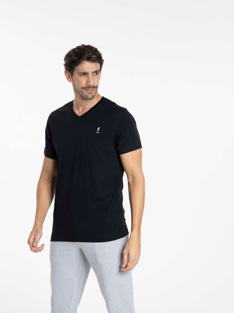 Gentleman Farmer - T-Shirt manches courtes coton TOKYO Noir - Kiabi