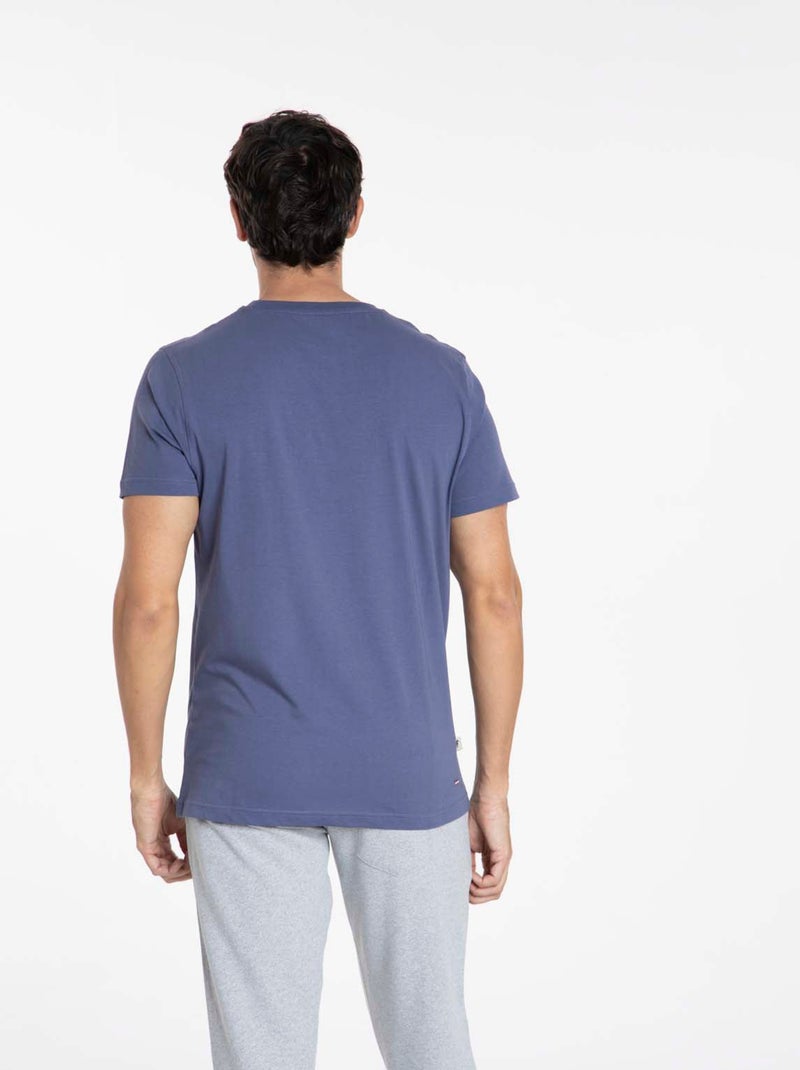 Gentleman Farmer - T-Shirt manches courtes coton TUCSON Bleu - Kiabi