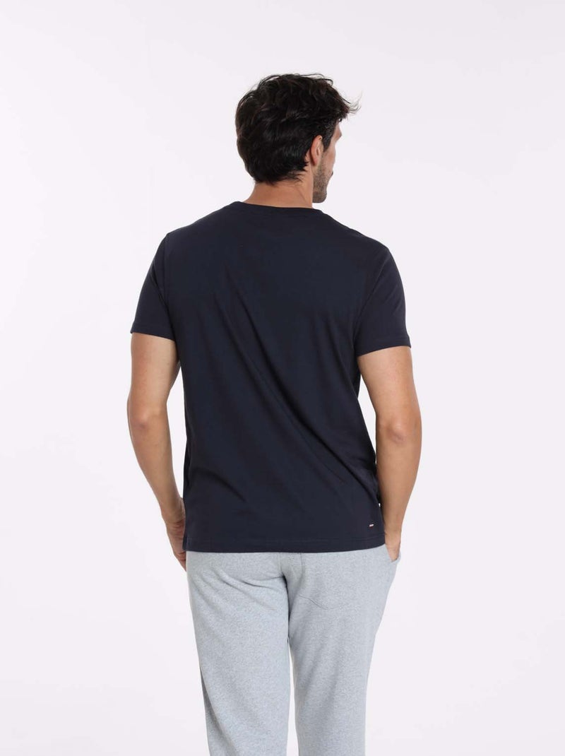 Gentleman Farmer - T-Shirt manches courtes coton TUCSON Bleu marine - Kiabi