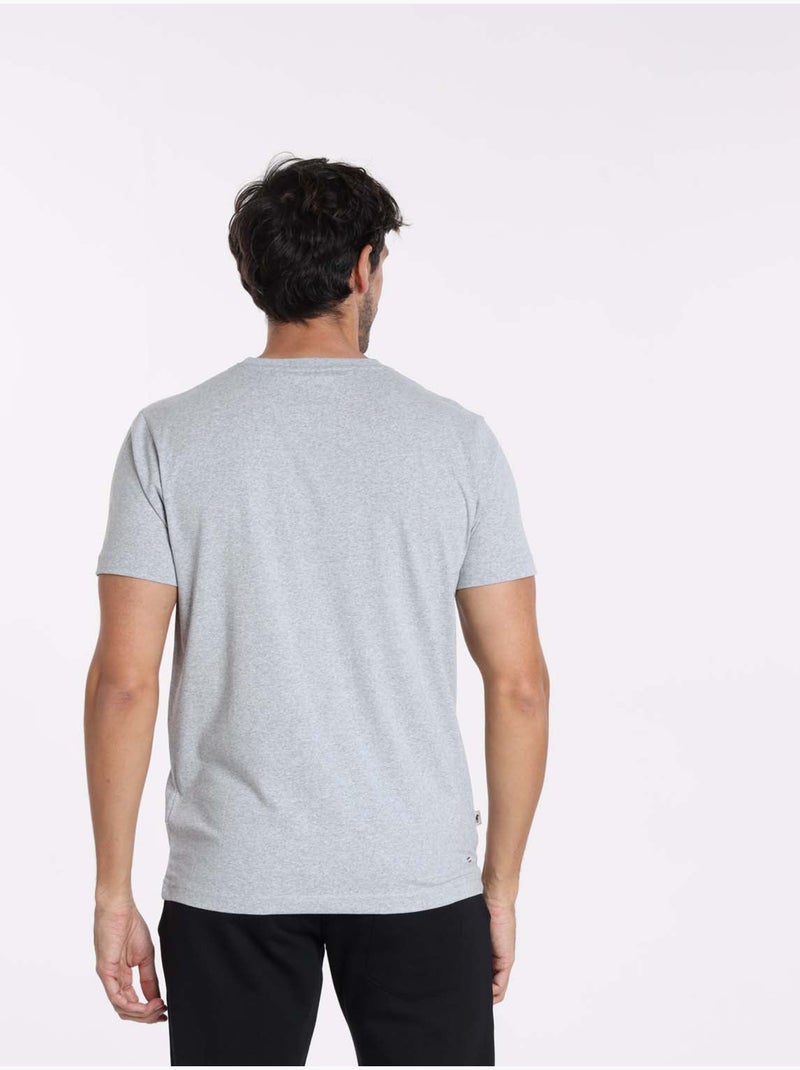 Gentleman Farmer - T-Shirt manches courtes coton TUCSON Gris chiné - Kiabi