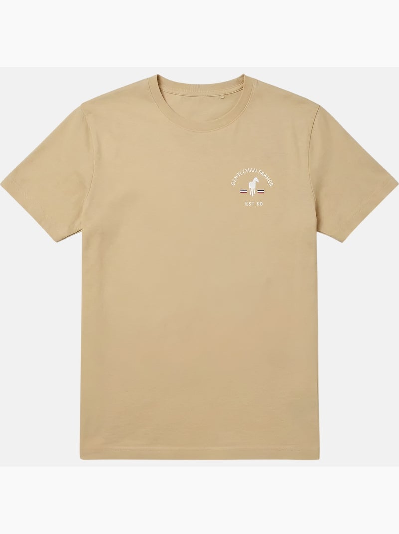 Gentleman Farmer - T-shirt manches courtes Homme Beige - Kiabi