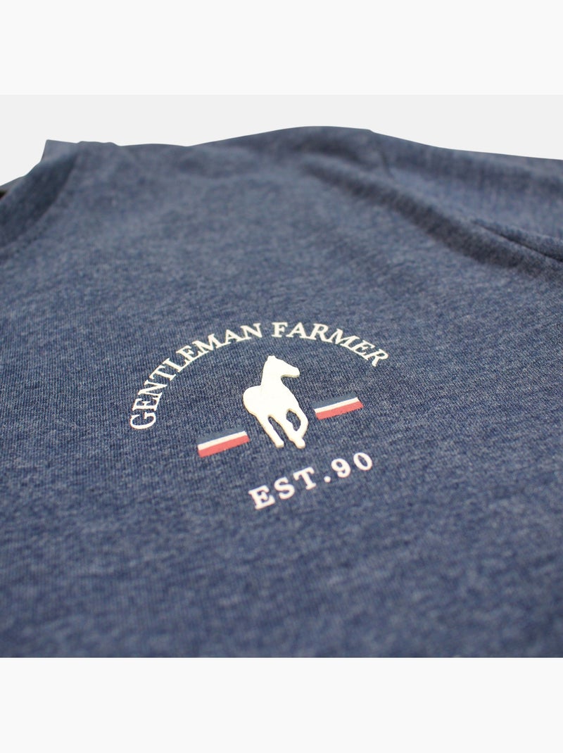 Gentleman Farmer - T-shirt manches courtes Homme Bleu - Kiabi