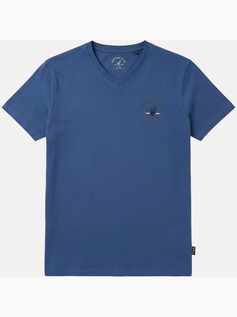 Gentleman Farmer - T-shirt manches courtes Homme Bleu - Kiabi