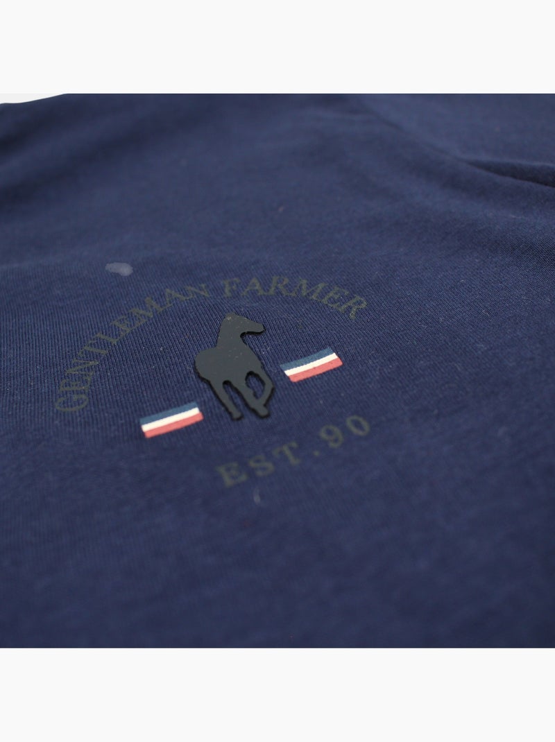 Gentleman Farmer - T-shirt manches courtes Homme Bleu - Kiabi