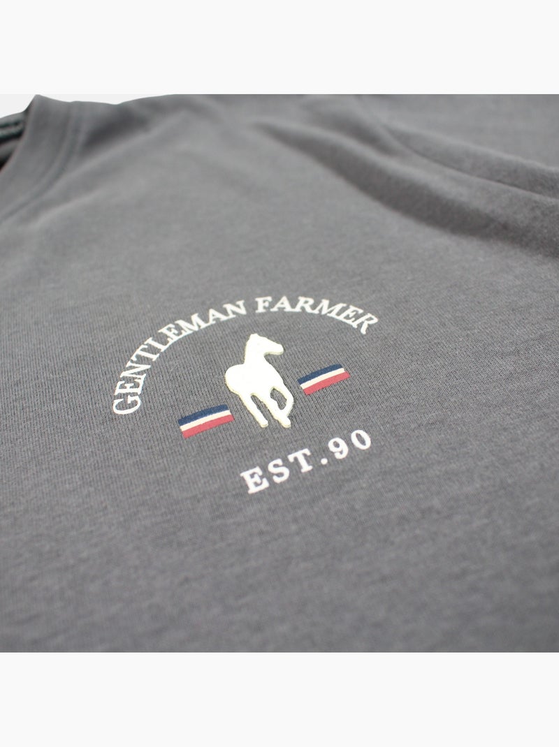 Gentleman Farmer - T-shirt manches courtes Homme gris anthracite - Kiabi