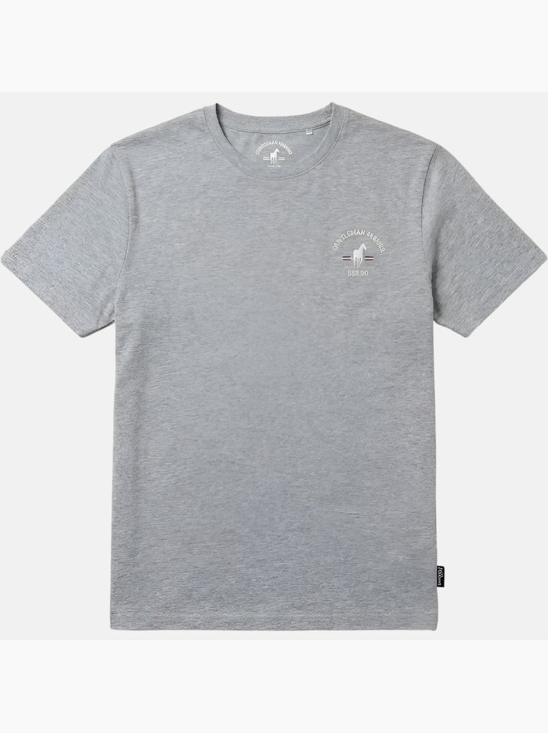 Gentleman Farmer - T-shirt manches courtes Homme Gris - Kiabi