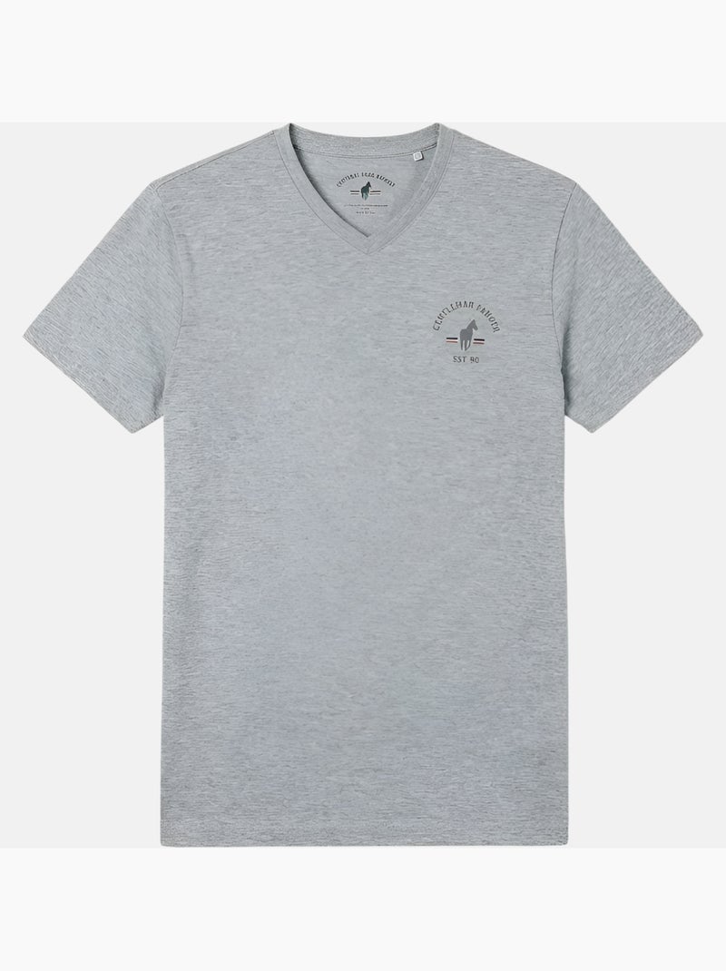 Gentleman Farmer - T-shirt manches courtes Homme Gris - Kiabi