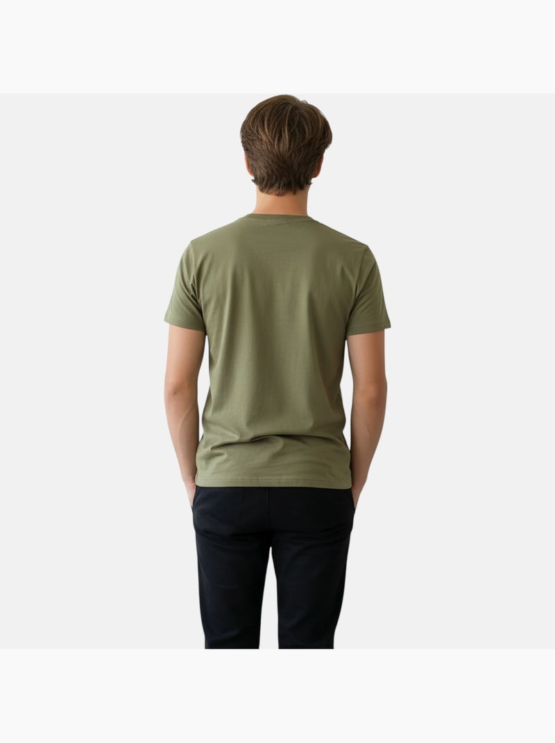 Gentleman Farmer - T-shirt manches courtes Homme Kaki - Kiabi