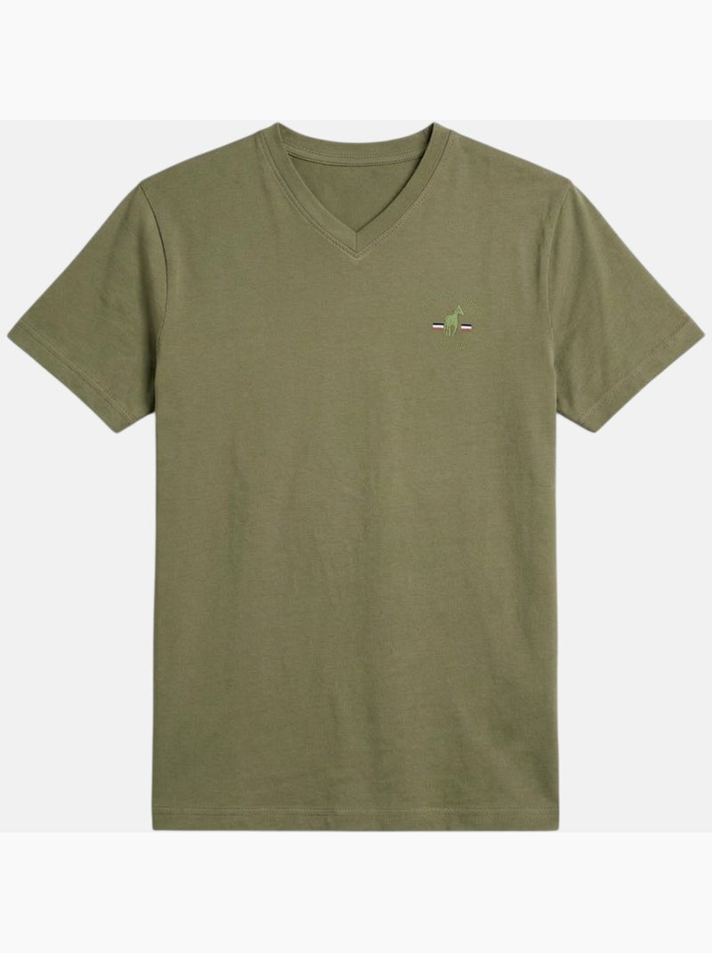 Gentleman Farmer - T-shirt manches courtes Homme Kaki - Kiabi