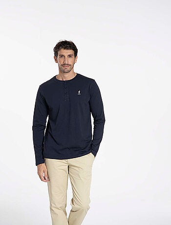 Gentleman Farmer - T-Shirt manches longues coton TOLEDE