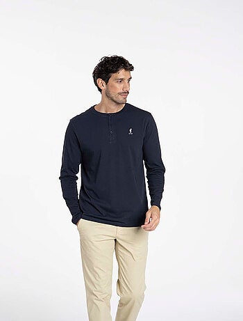 Gentleman Farmer - T-Shirt manches longues coton TOLEDE