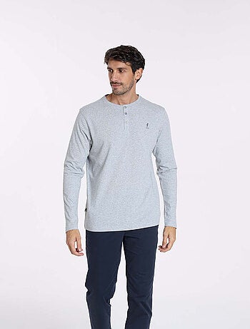 Gentleman Farmer - T-Shirt manches longues coton TOLEDE