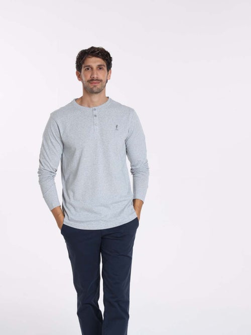Gentleman Farmer - T-Shirt manches longues coton TOLEDE - Kiabi