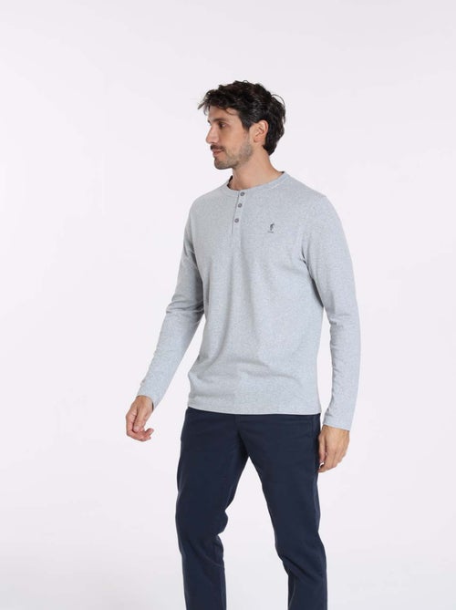 Gentleman Farmer - T-Shirt manches longues coton TOLEDE - Kiabi