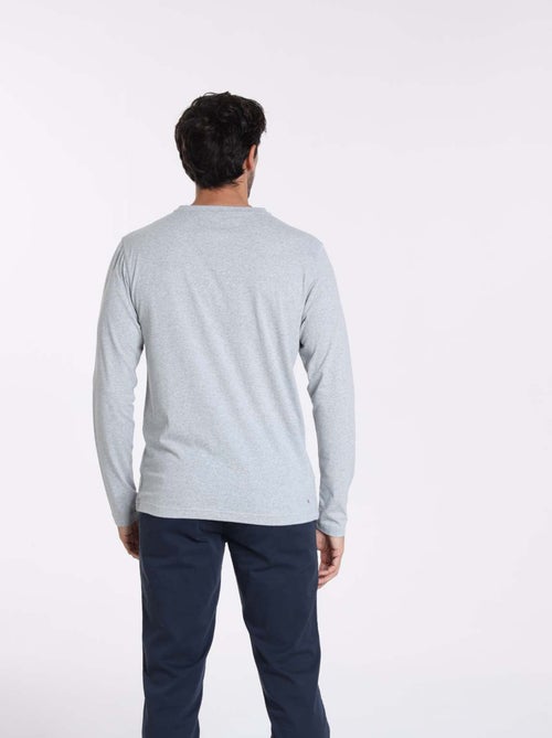 Gentleman Farmer - T-Shirt manches longues coton TOLEDE - Kiabi