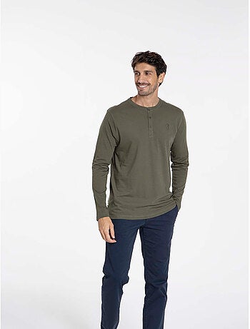 Gentleman Farmer - T-Shirt manches longues coton TOLEDE