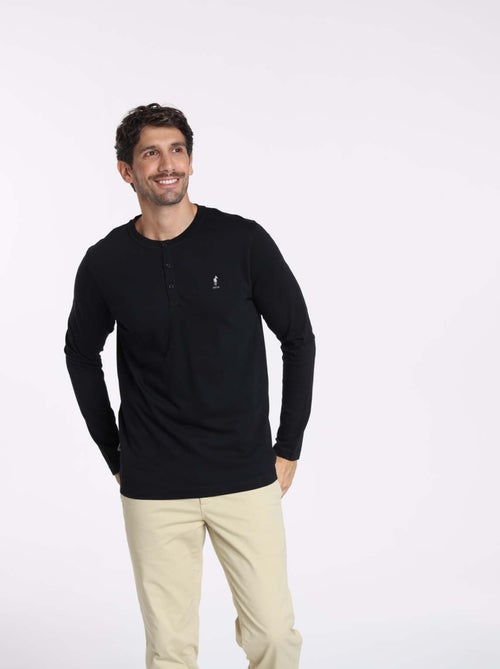 Gentleman Farmer - T-Shirt manches longues coton TOLEDE - Kiabi