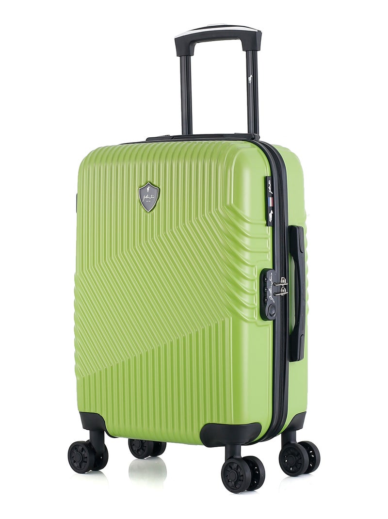 GENTLEMAN FARMER - Valise Cabine ABS/PC PETER 4 Roues 55 cm Vert - Kiabi