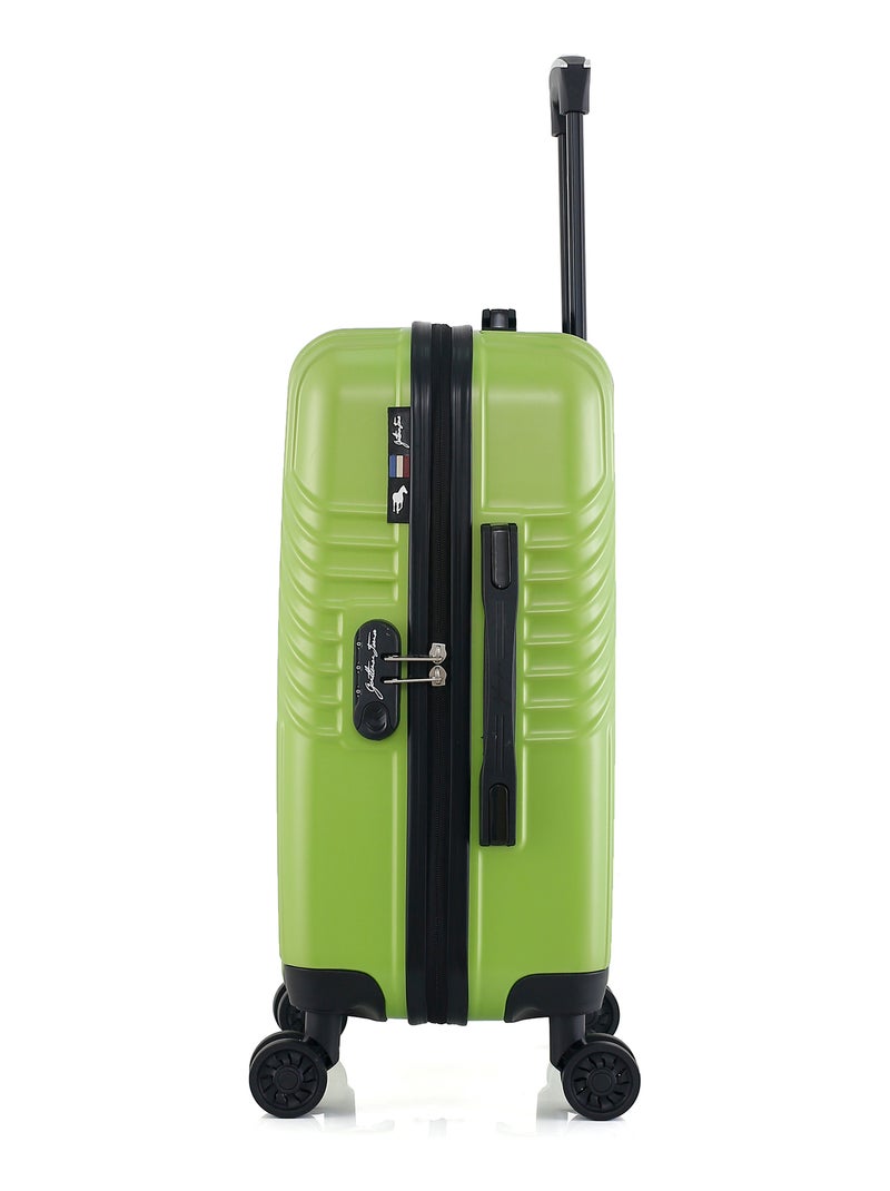 GENTLEMAN FARMER - Valise Cabine ABS/PC PETER 4 Roues 55 cm Vert - Kiabi