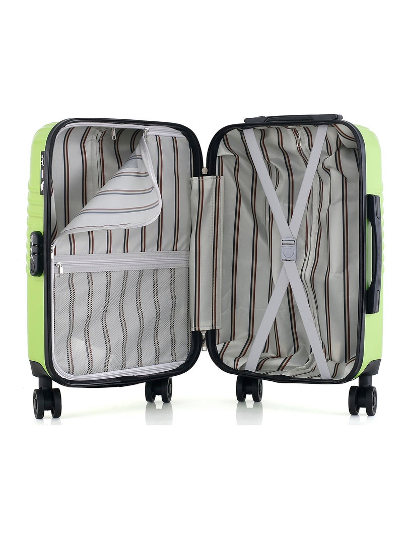 GENTLEMAN FARMER - Valise Cabine ABS/PC PETER 4 Roues 55 cm Vert - Kiabi